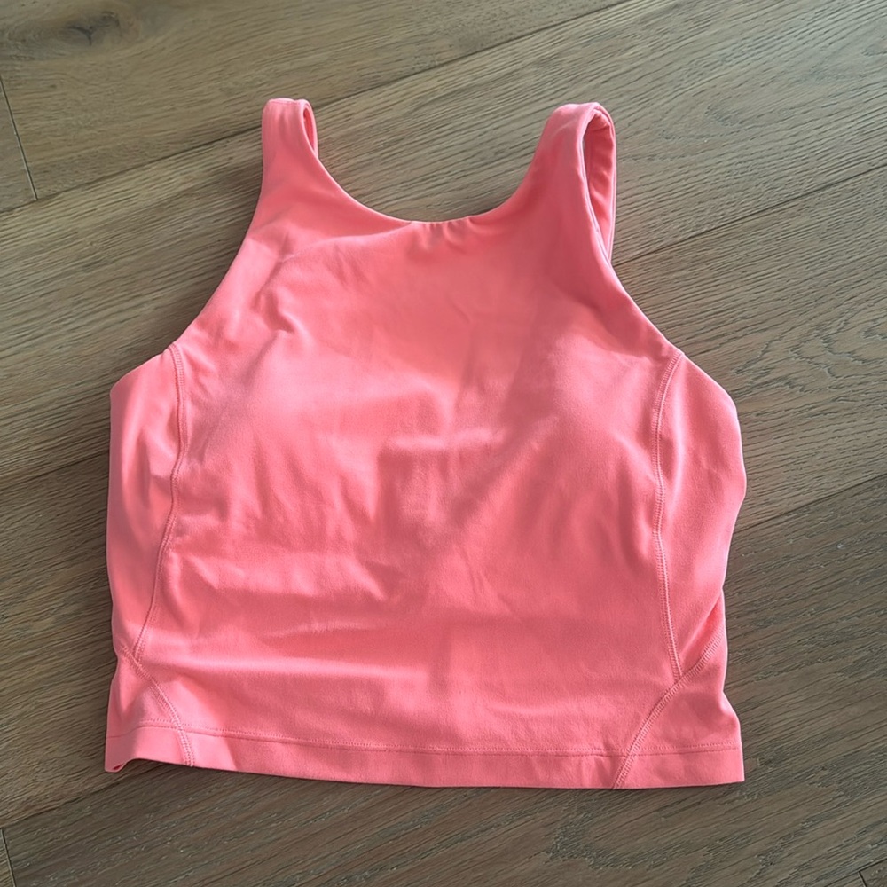 Lululemon Align High Neck Tank Top in Raspberry Cream
